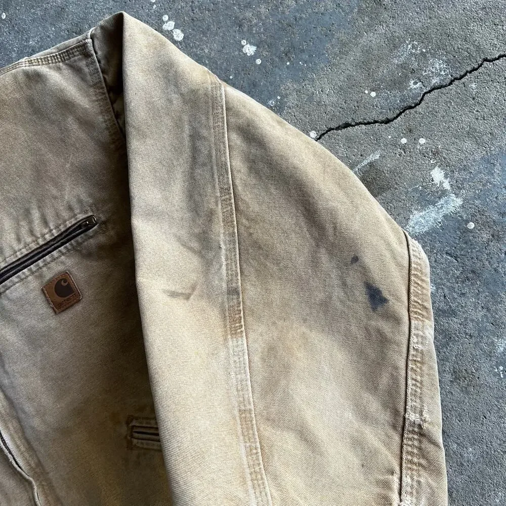 Carhartt J97 CML brown detroit work wear jacket - Picture 10 of 14
